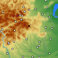 Nearby Forecast Locations - Мёнихкирхен - карта