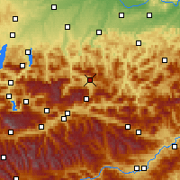 Nearby Forecast Locations - Виндишгарстен - карта