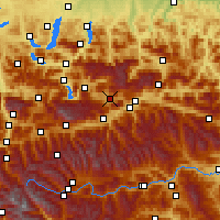 Nearby Forecast Locations - Бад-Миттерндорф - карта
