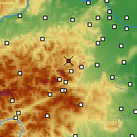 Nearby Forecast Locations - Гутенштайн - карта