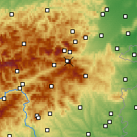 Nearby Forecast Locations - Земмеринг - карта