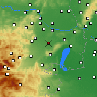 Nearby Forecast Locations - Зайберсдорф - карта