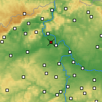 Nearby Forecast Locations - Doksany - карта