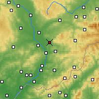 Nearby Forecast Locations - Голешов - карта