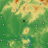 Nearby Forecast Locations - Дудинце - карта
