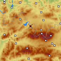 Nearby Forecast Locations - Liesek - карта