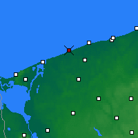Nearby Forecast Locations - Niechorze - карта