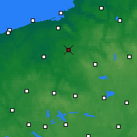 Nearby Forecast Locations - Zegrze Pomorskie - карта