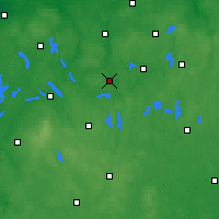 Nearby Forecast Locations - Ольштын - карта