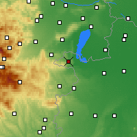 Nearby Forecast Locations - Шопрон - карта