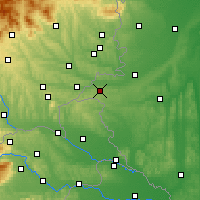 Nearby Forecast Locations - Szentgotthard/Farkasfa - карта