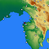 Nearby Forecast Locations - Порторож - карта