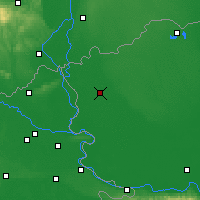 Nearby Forecast Locations - Сомбор - карта