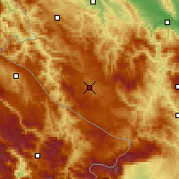 Nearby Forecast Locations - Sjenica - карта