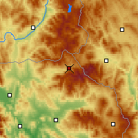 Nearby Forecast Locations - Крива-Паланка - карта