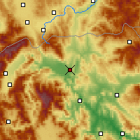 Nearby Forecast Locations - Скопье - карта
