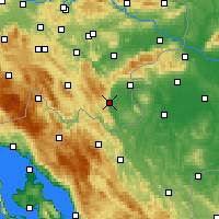 Nearby Forecast Locations - Črnomelj - карта