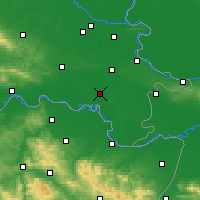 Nearby Forecast Locations - Gradište - карта