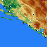 Nearby Forecast Locations - Дубровник - карта