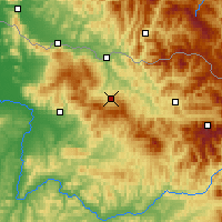 Nearby Forecast Locations - Ocna Șugatag - карта