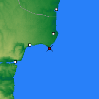 Nearby Forecast Locations - Kaliakpa - карта