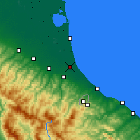 Nearby Forecast Locations - Червия - карта
