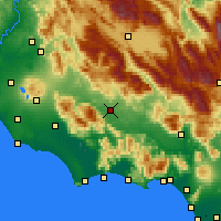 Nearby Forecast Locations - Фрозиноне - карта