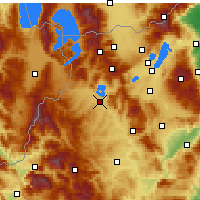 Nearby Forecast Locations - Кастория - карта