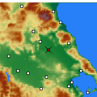 Nearby Forecast Locations - Лариса - карта