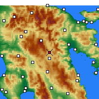 Nearby Forecast Locations - Триполис - карта
