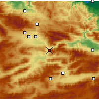 Nearby Forecast Locations - Амасья - карта