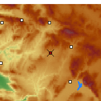 Nearby Forecast Locations - Ушак - карта