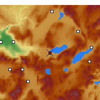 Nearby Forecast Locations - Денизли - карта