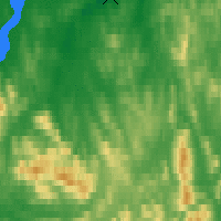 Nearby Forecast Locations - Padun - карта