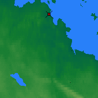 Nearby Forecast Locations - Kolezhma - карта