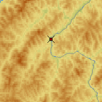Nearby Forecast Locations - Urjupino - карта