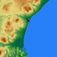 Nearby Forecast Locations - Semjachik - карта