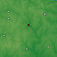 Nearby Forecast Locations - Кропивницкий - карта
