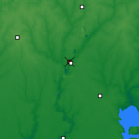 Nearby Forecast Locations - Кривой Рог - карта