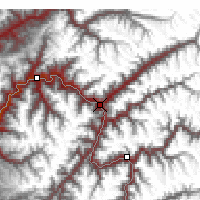 Nearby Forecast Locations - Jamarch-e Bala - карта