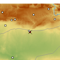 Nearby Forecast Locations - Эль-Камышлы - карта
