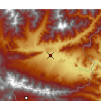 Nearby Forecast Locations - Джелалабад - карта