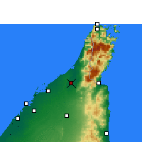 Nearby Forecast Locations - Рас-эль-Хайма - карта