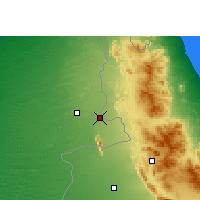 Nearby Forecast Locations - Эль-Бурайми - карта
