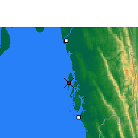 Nearby Forecast Locations - Kutubdia - карта