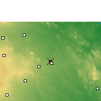 Nearby Forecast Locations - Hanamkonda - карта