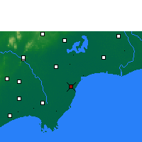 Nearby Forecast Locations - Machilipat. - карта