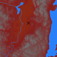 Nearby Forecast Locations - Rinchinlhumbe - карта
