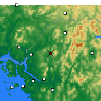 Nearby Forecast Locations - Тондучхон - карта