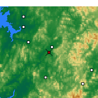 Nearby Forecast Locations - Чхонджу - карта